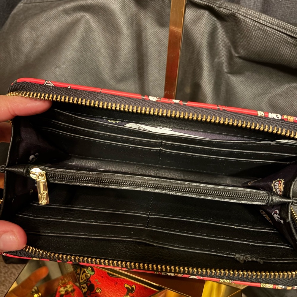 Loungefly Disney Parks Mickey and Minnie’s Runaway Railway Zip-Around Wallet - Picture 8 of 16